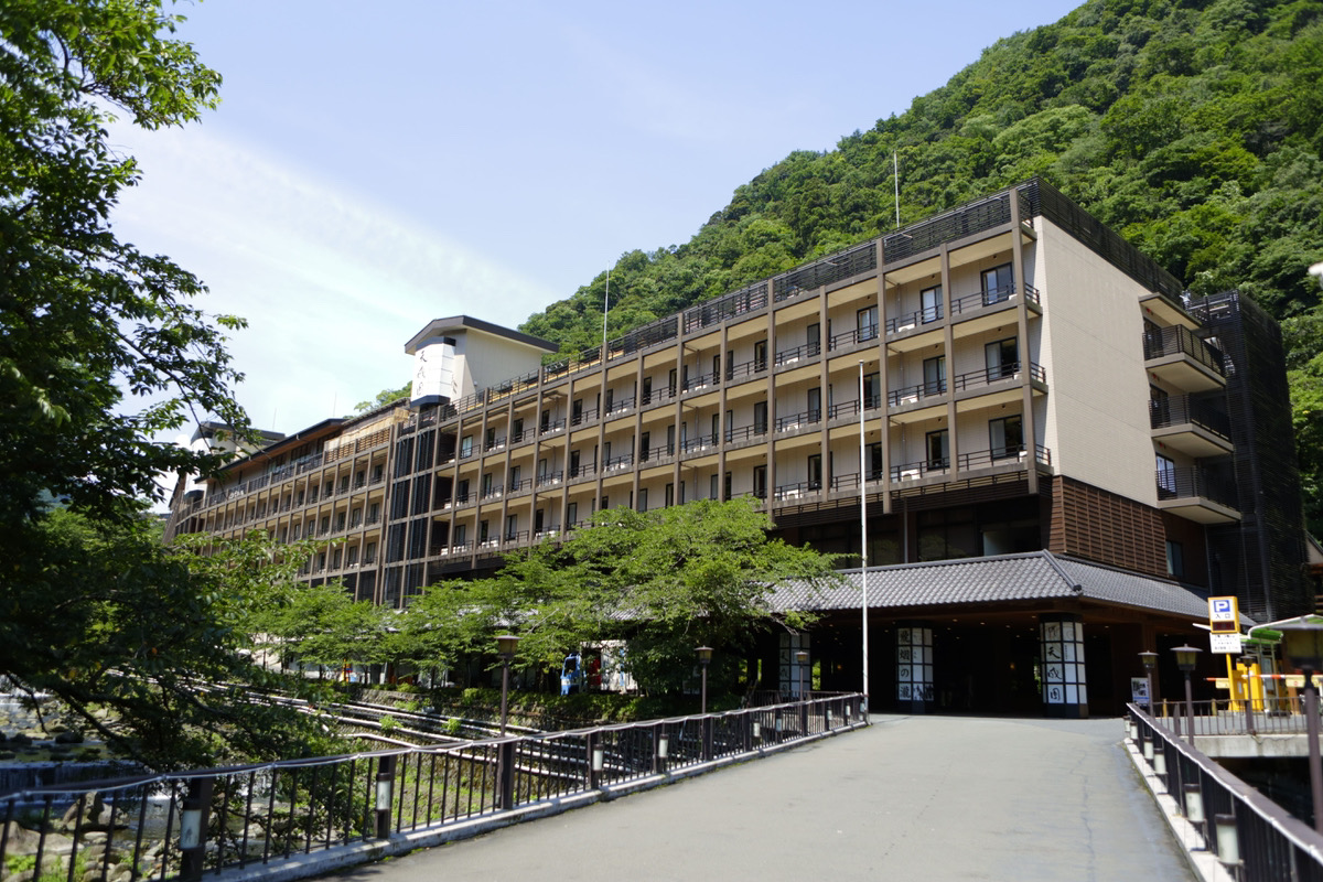 天成園にチェックイン