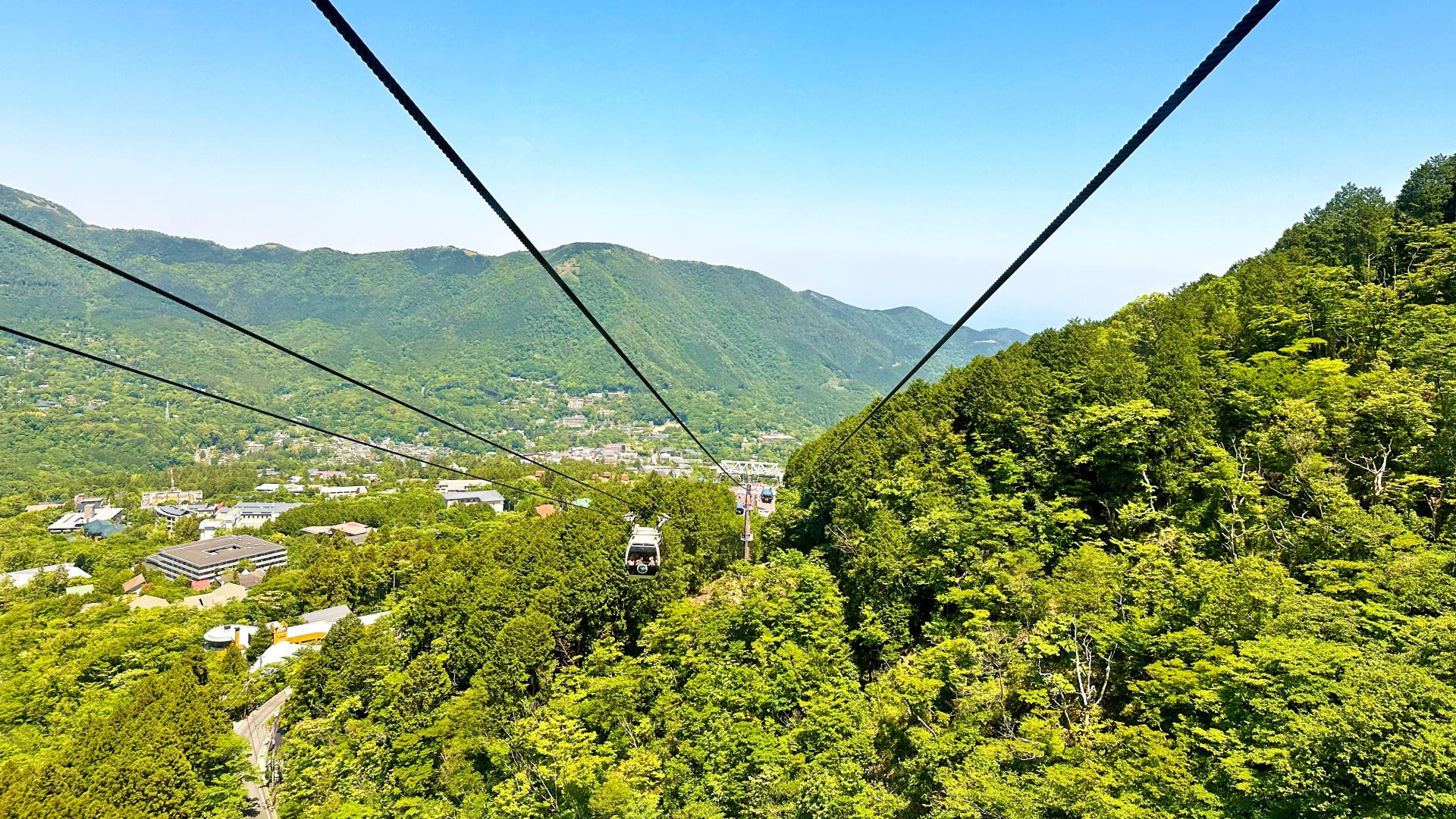 箱根ロープウェイで大涌谷へ